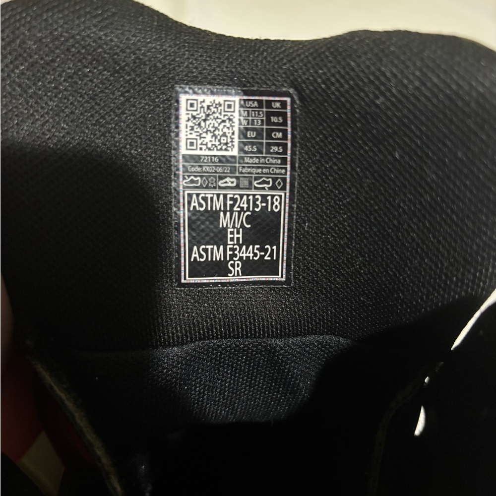 Men's Black ACE Workboots - Picture 4 of 5